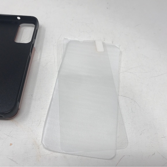 VANAVAGY Wallet Case for Galaxy A24 Phone w/Screen Protector Glass, Rose Gold - Picture 6 of 8